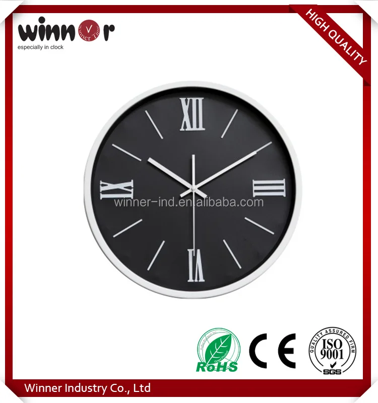 Alibaba China market stylish Innovative digital table clock round arabic numbers wall clock