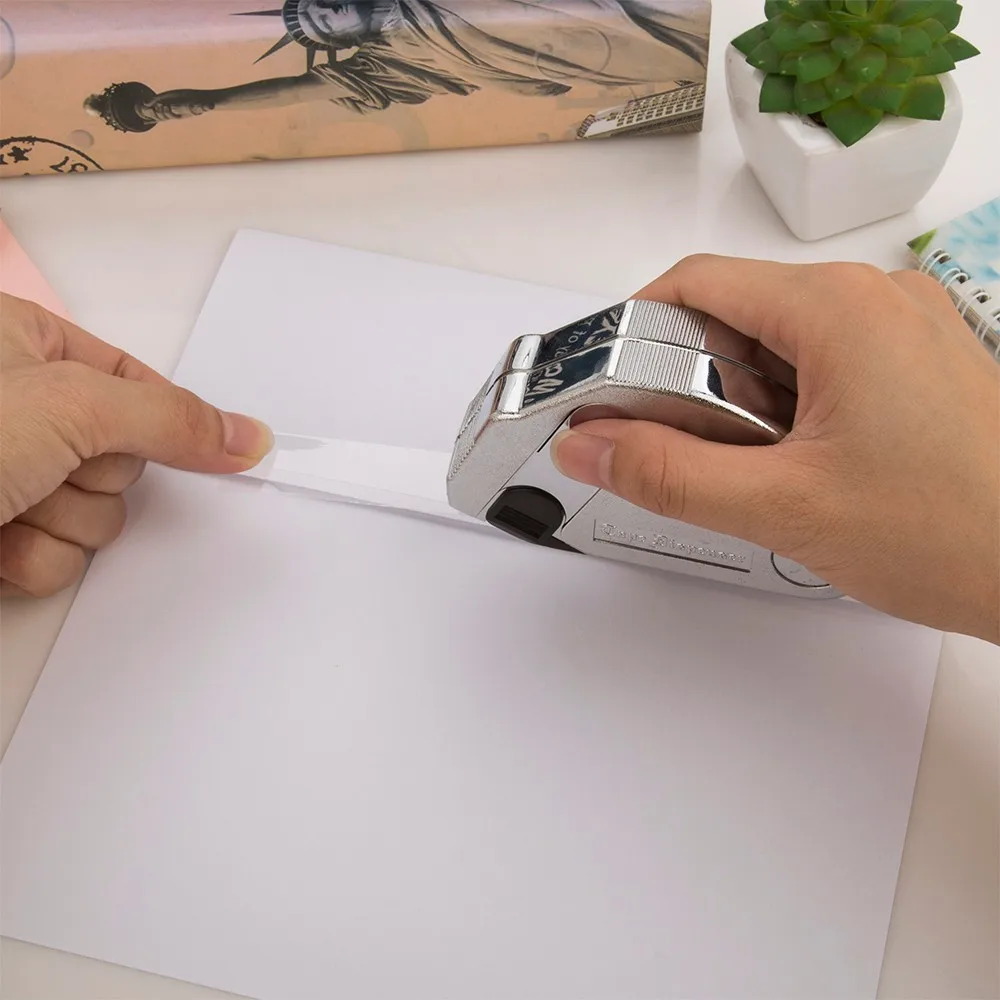 Hot sale stationery gift set for kids pvc bag leather Stapler