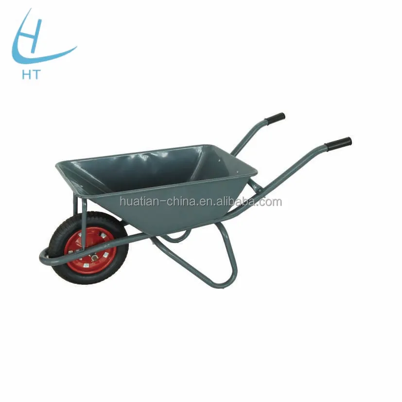 wheelbarrow WB3004B with solid wheel,Load capacity 120 kg meatal tray wheel barrow
