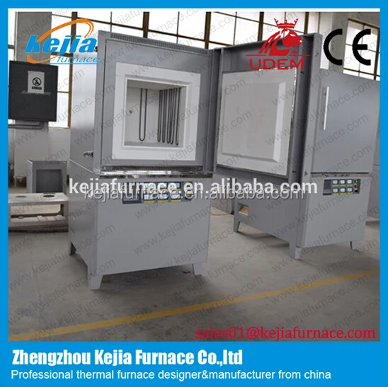 1700 c heat treatment furnace for gemstone and ruby heating