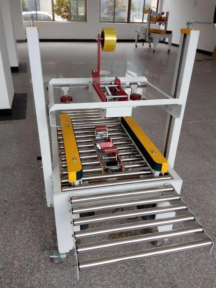 FM-FXZ500C Carton Box Case Sealing Machine Sealer  For Center Sealing Side Drive