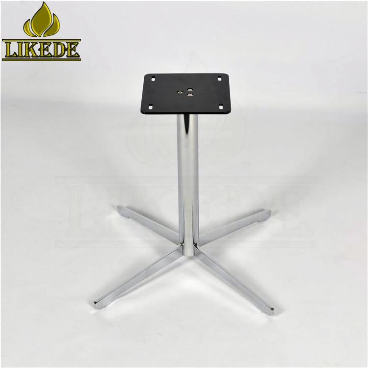 Chrome iron table base pneumatic table legs metal table legs manufacture