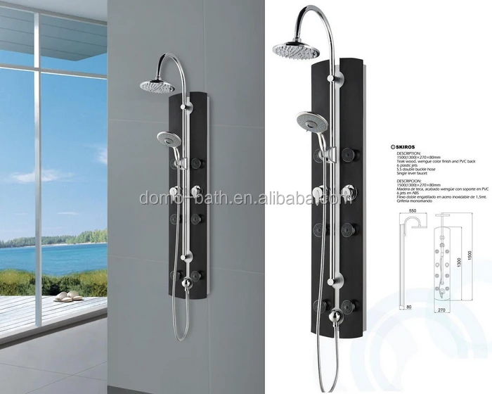 New Design Shower Column Bath Shower Set Stainless Steel Shower Panel