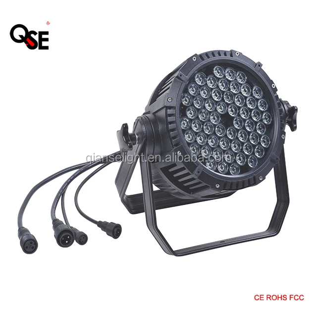 54*5W RGBW LEDs Die-cast Aluminum Housing Waterproof Outdoor LED Par Can Light