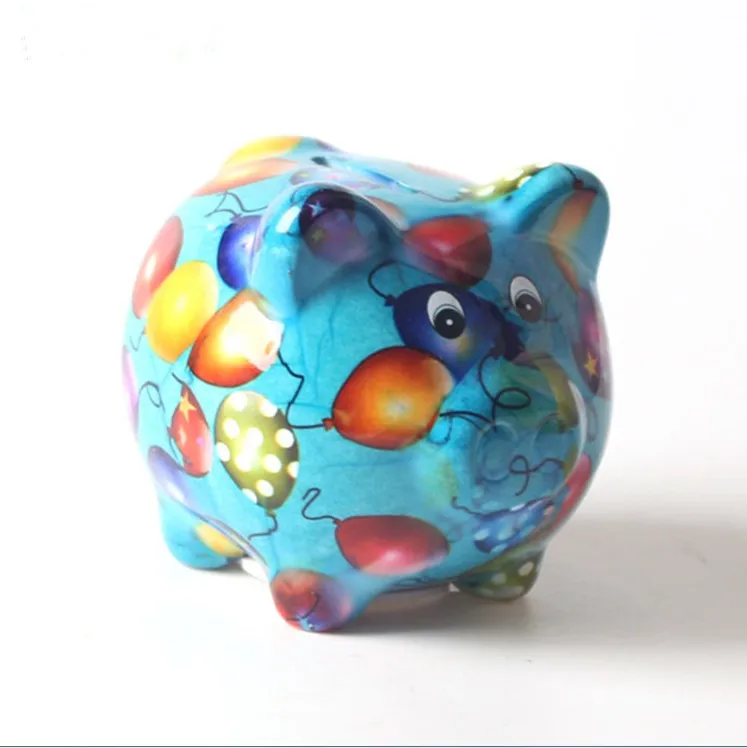 
 Оптовая продажа, недорогая симпатичная керамическая копилка в форме животного, прекрасная копилка для монет, свиньи  