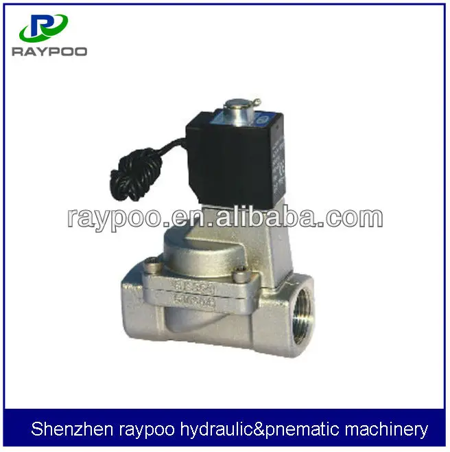 2kl 2/2way электромагнитный клапан воздуха пилотируемый нормально открытый клапаны подачи воды