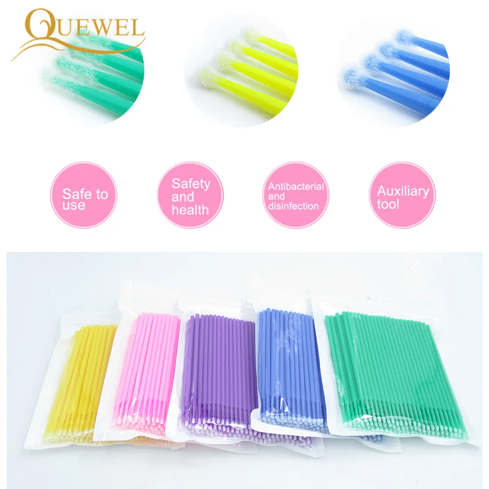 Wholesale Eyelash Micro Brush, Private Label Eyelash Extension Micro Brush, Beauty Lash Salon Eyelash Extension Accessories