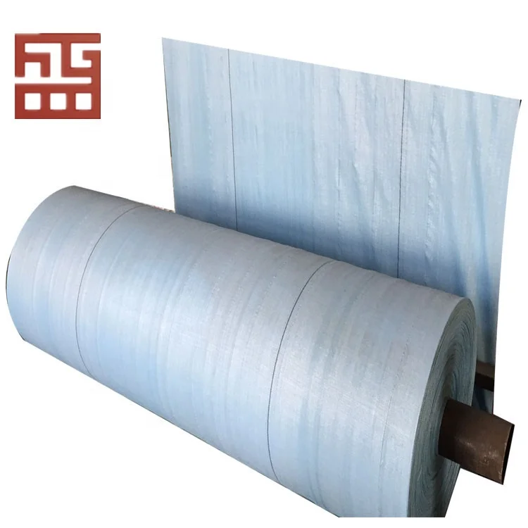 100% PP Material Fabric Made Recycled Plastic woven polypropylene fabric in roll