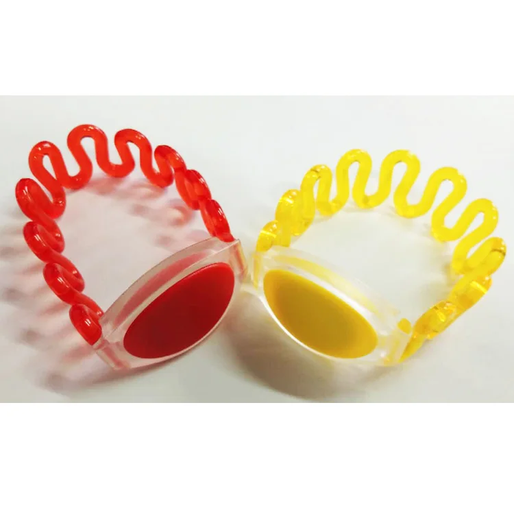  Программируемый защищенный от взлома 125 кГц Активный RFID vinylнаручный закругленный технологический бассейн для отелей мероприятий