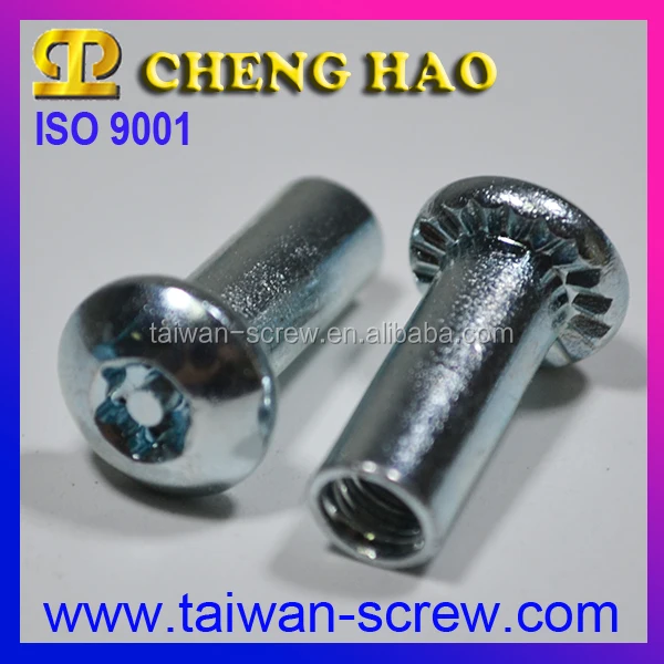 Security 6-Lobe Pin Head Stainless Steel Anti-Theft Screw