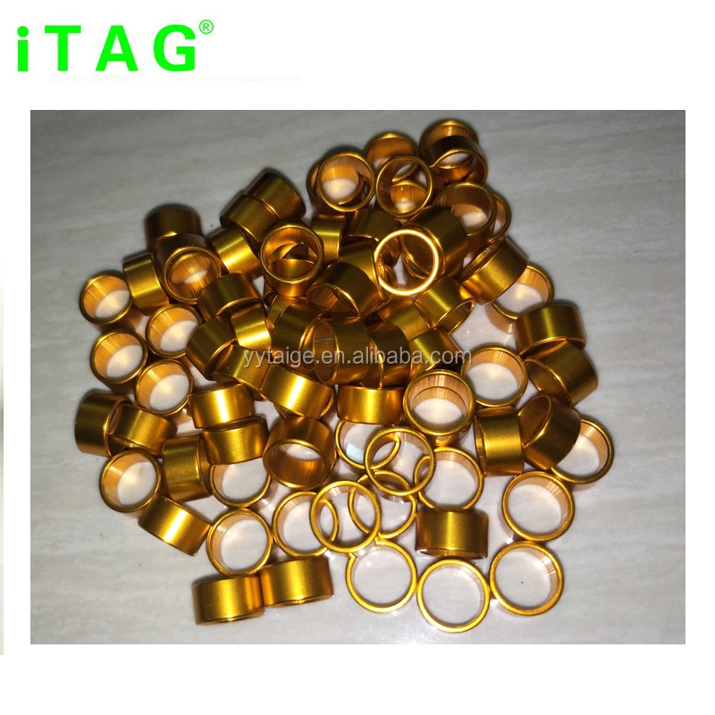 2-28 мм 17 видов цветов алюминий птица кольца полос с/без количество лазерных принтеров