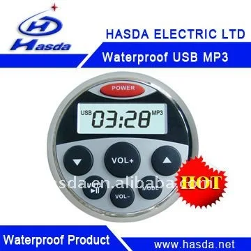 водонепроницаемый mp3 музыкальный плеер для сауны, гольф-кары h-804 производителя