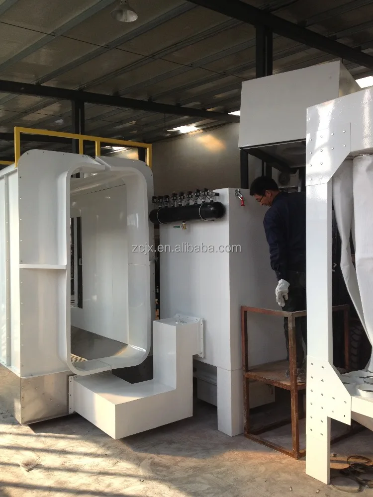 Automatic powder coating line powder spraying equipments for steel parts