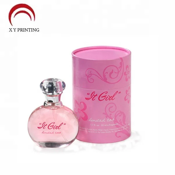 
Custom Cylinder Round Tube Cardboard Perfume Packaging Boxes 