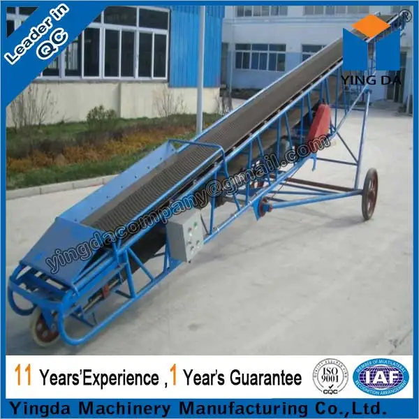 Низкий уровень шума портативный пояса ПВХ конвейер