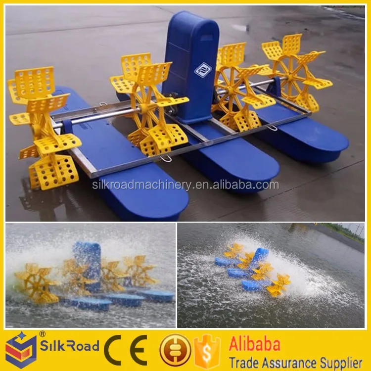 6 весло аквакультура пластиковые весло колеса аэратор воды