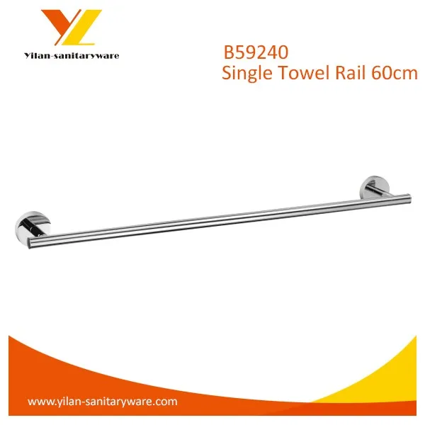 Современные Chrome Одноместный латунь Вешалка Для Полотенец для Ванной