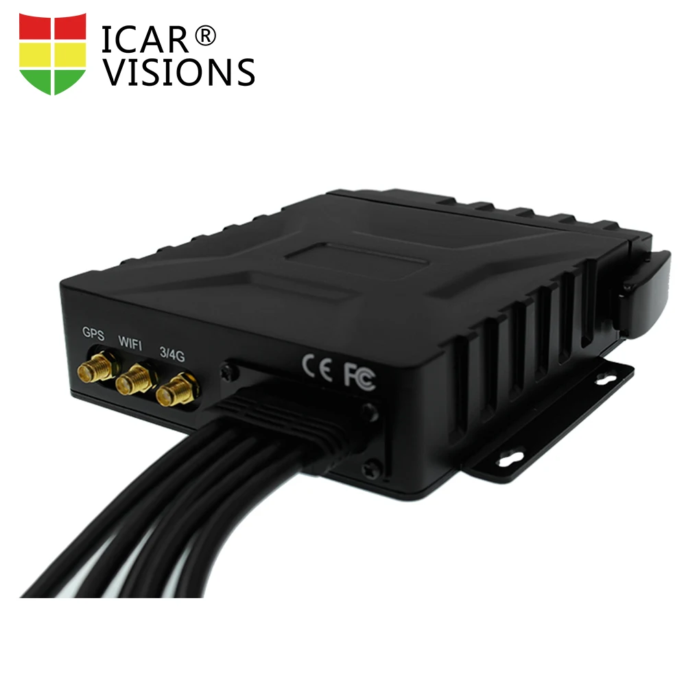 
ICarvisions internal sync IP67 super mini SSD MDVR GPS 3G 4CH 12v car cctv dvr system 