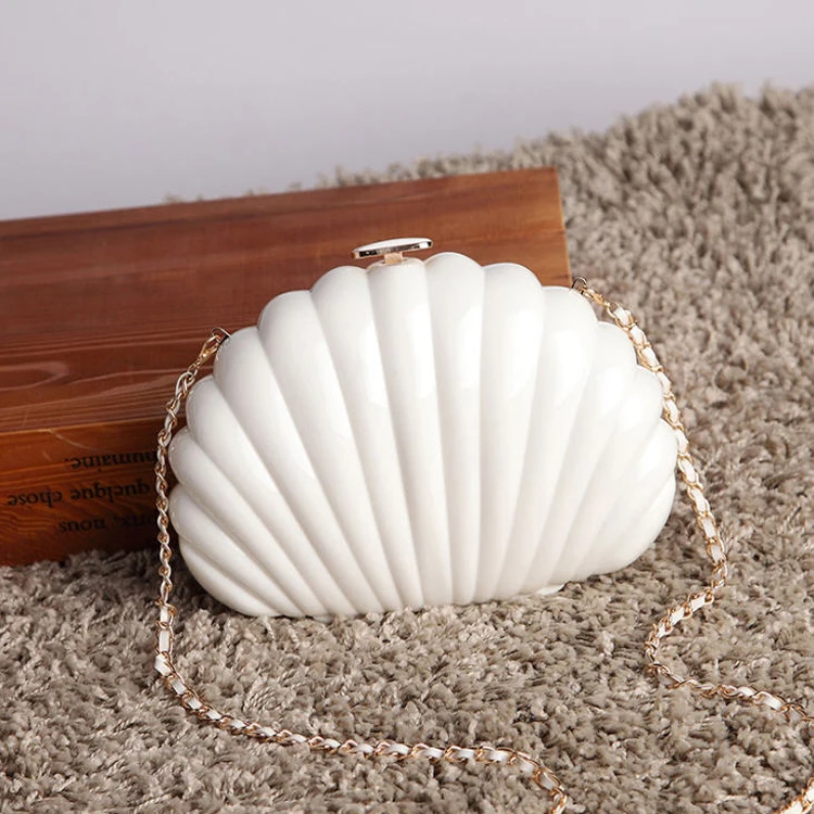 
fashion popular solid color shoulder bag high quality shell sling bag wedding parties wholesale price clutch bag evening purse 
