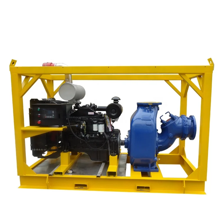 Diesel Engine Driven Water Pumping Machine High Powerful Dewatering Pump For Mining Industry
