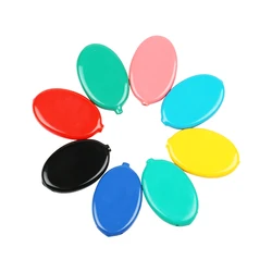 Rubber Squeeze Coin Purse Change Holder