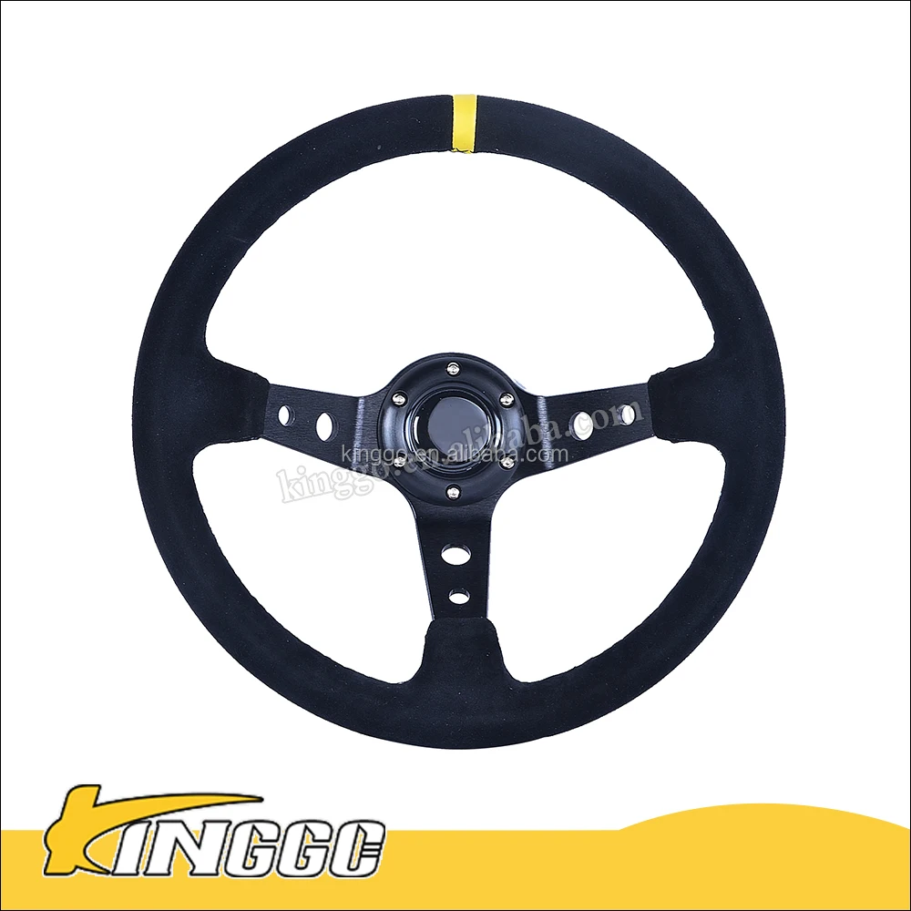 14 inch/350 мм OMP Deep Кукуруза Дрифтинг Руль/Замша Рулевого колеса
