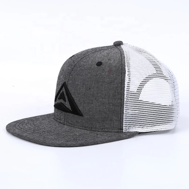 5 % OFF OEM Top Quality Embroidery Patch Mesh Trucker Cap Hat With Snapback Closure