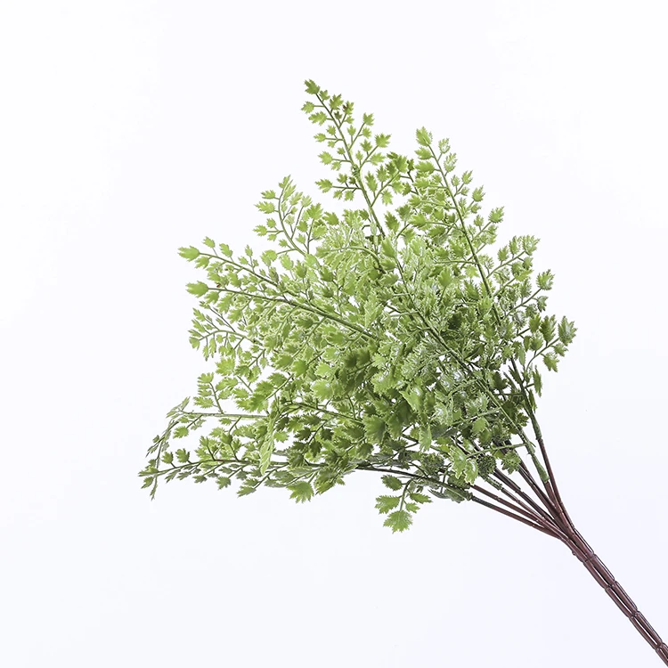 Cheap ornamental mini artificial bush plant plastic artificial bonsai leaves