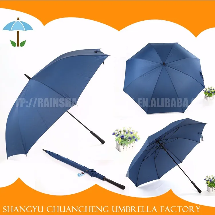Windproof Beautiful Straight Yellow Umbrella Wholesale