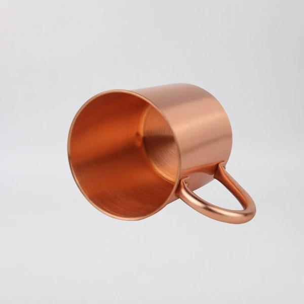 
Food Grade 520ml moscow mule pure solid copper mug cup with custom logo 