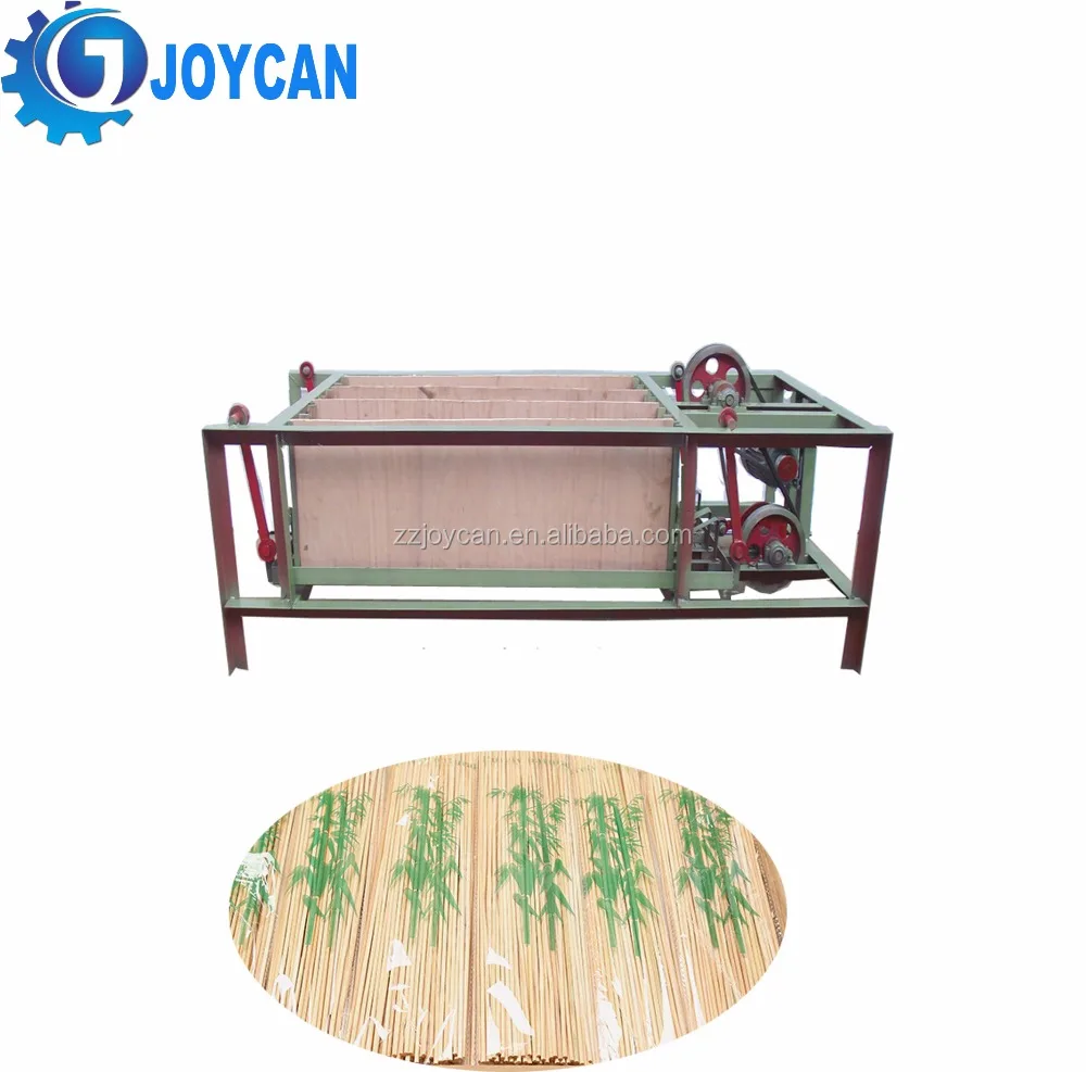 Easy operate hand operated bamboo stick making machine for sale