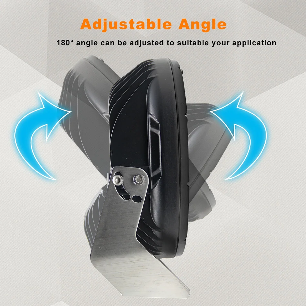 Driving Light Automotive 4x4 Car Front Bumper Led Worklight 185W 24V Round 9 Inch Tractor 12V Led Work Light