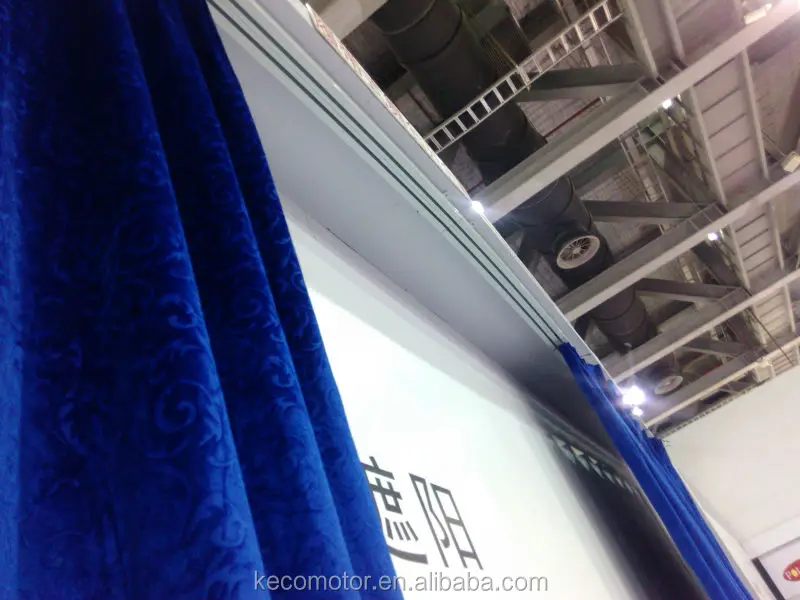 Профессиональная моторизованная сценическая занавеска KECO с дистанционным управлением, поддерживающая сверхтяжелые пошлины и сверхдлинные шторы