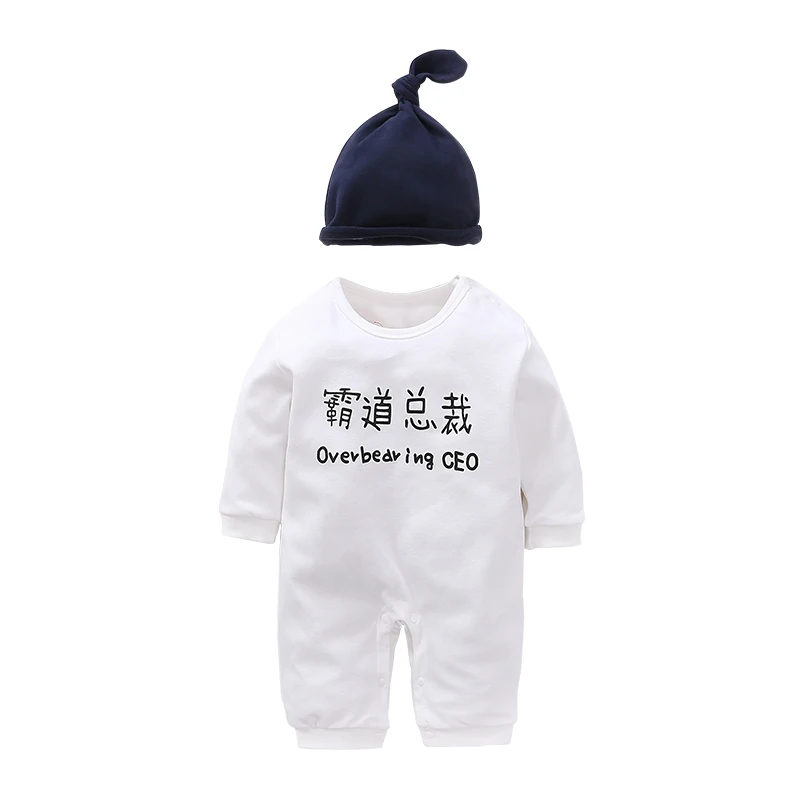 Wholesale Baby Clothing Baby rompers 100% Cotton Long Sleeve Baby Jumpsuits