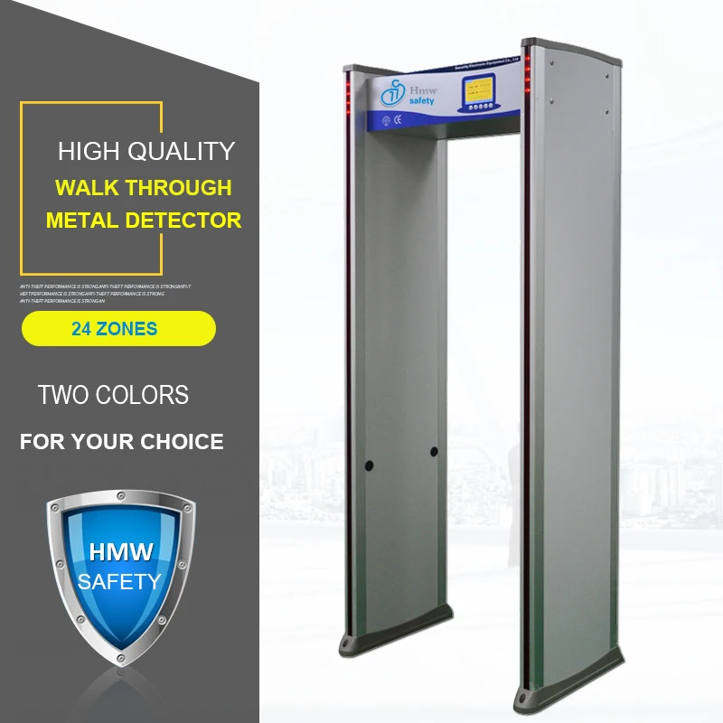 Fast Delivery 24 zones Walk Through Metal Detector Gate