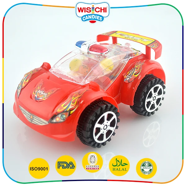 Промо-фестиваль подарок детям прочный небольшие пластиковые автомобиль игрушки с конфетами