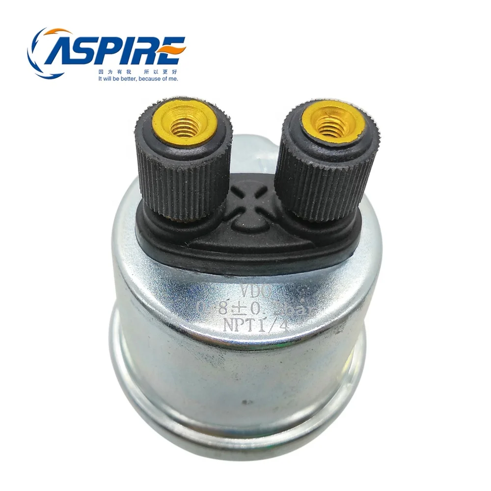 
1/4 NPT Plug VDO Generator Engine Oil Fuel Pressure Switch Sensor 