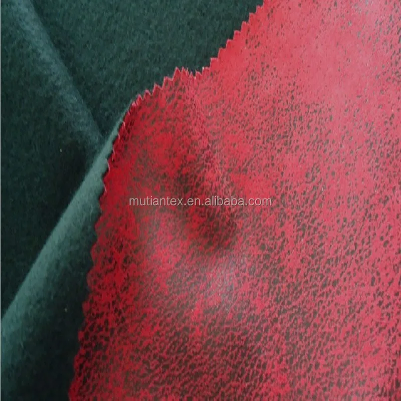 100% polyester elephant skin sofa faric gold stamping polyester micro suede fabric