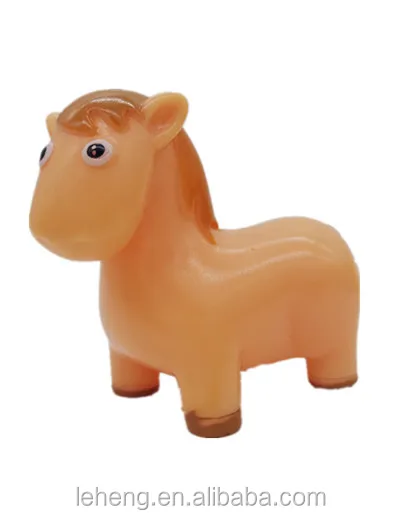 China factory Direct selling  plastic small horses animal soft bath toys