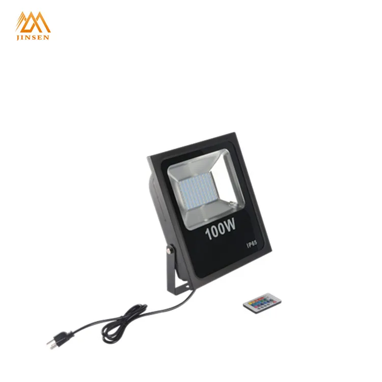 
Get Free sample new design outdoor SMD 100w RGB led floodlight 