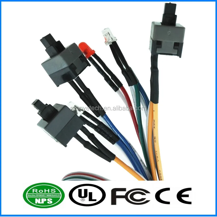 LED switch automotive wire harness cable