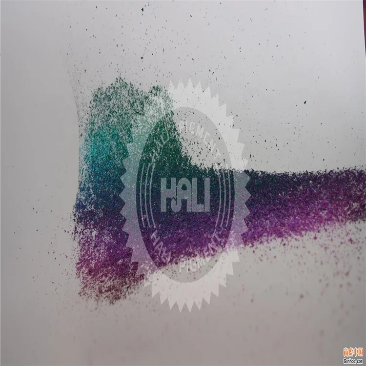 Motorcycle Paint Chamleon Mica Pigment Powder Holographic Unicorn Chameleon Aurora Nail Chrome Pigment Glitters Nail Decoration