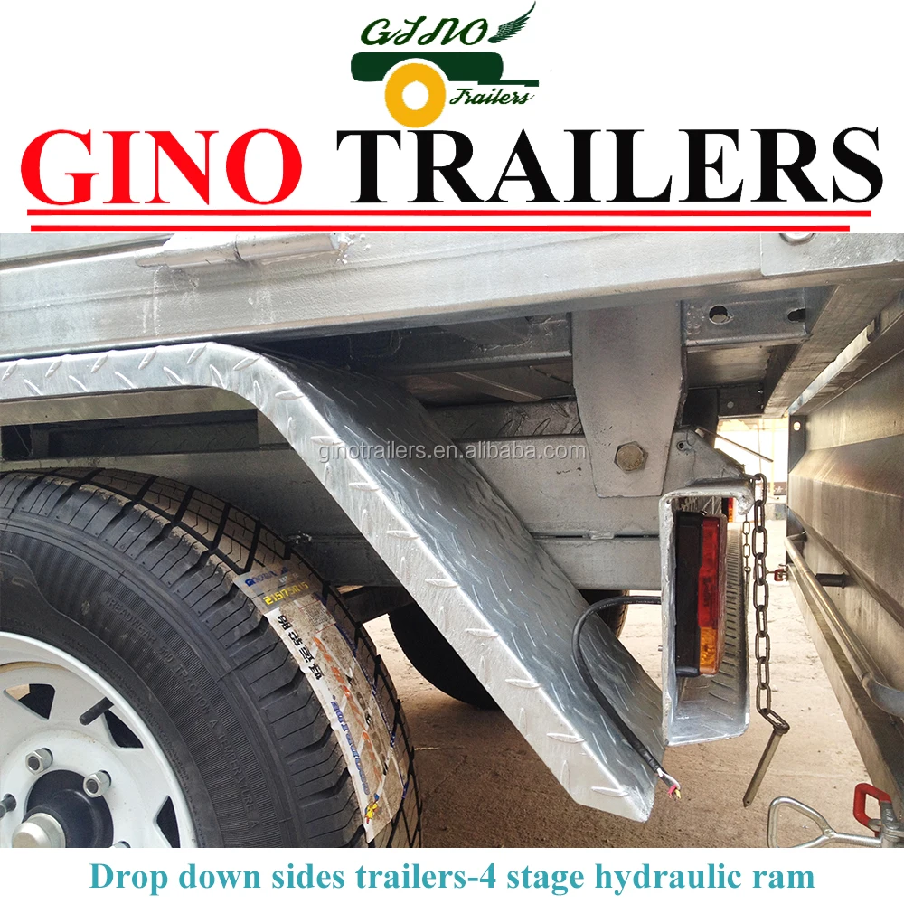 
10*6 hydraulic tipper with 3.5ton loading 4x4 utility trailer 
