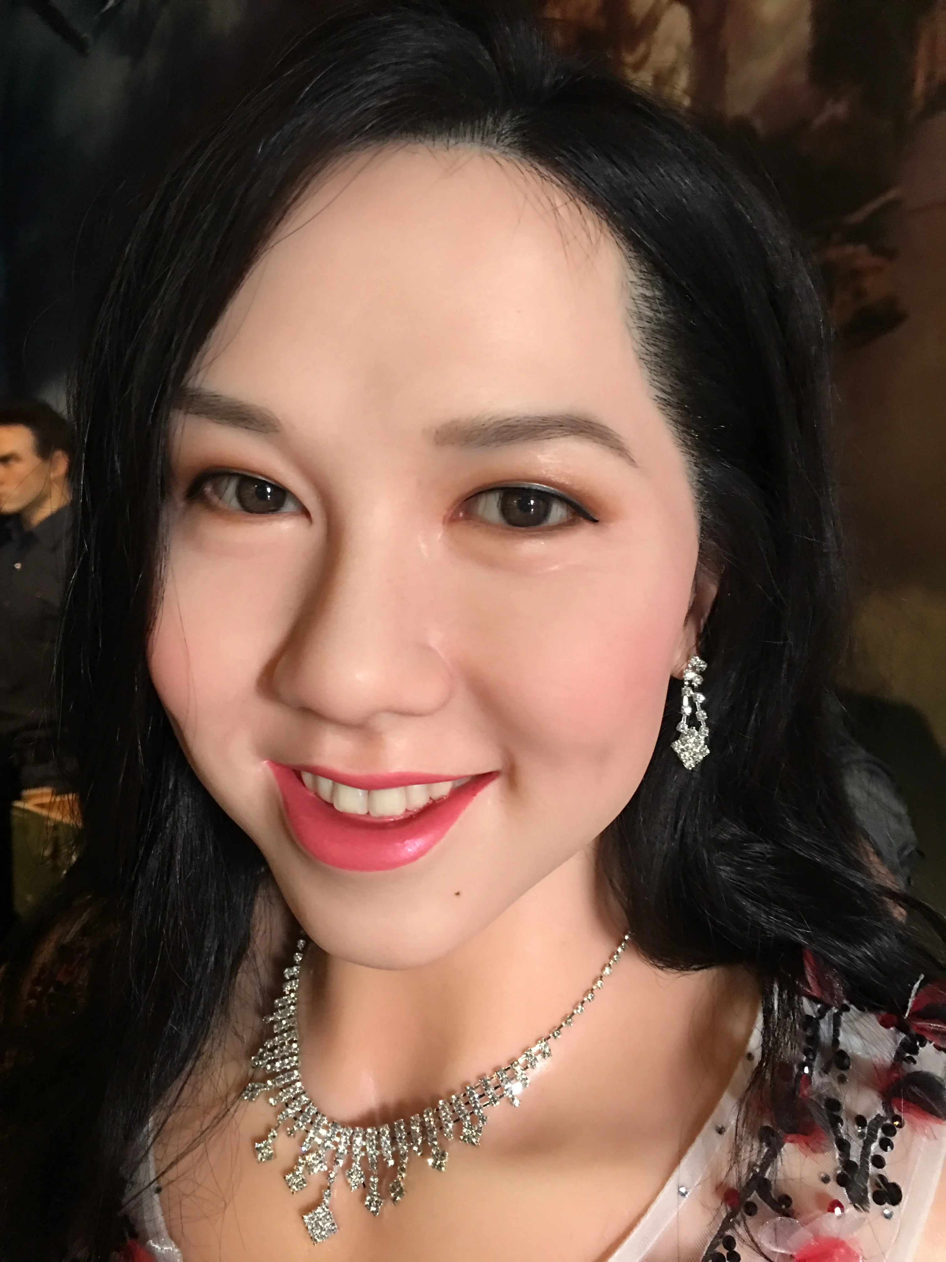 Realistic sculpture Vivid Lifesize Wax silicone Figure of Chinese lady girl for famous celebrity star