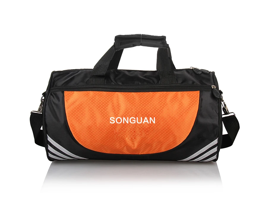 2018 Wholesale fashion waterproof travel gym duffle bag with shoe compartment