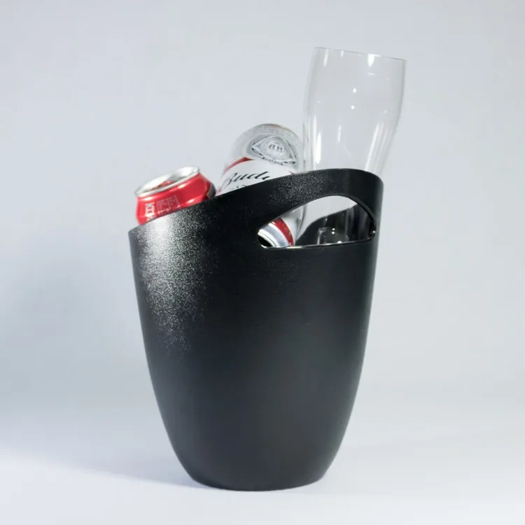 Clear Plastic Cheap Champagne Bucket, Clear Acrylic Champagne Bucket