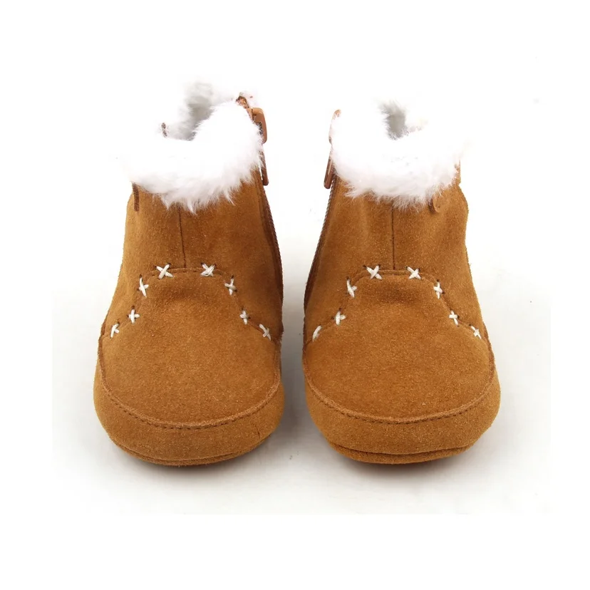 Manufacturer Children Plush Winter Boots Warm Baby Toddler Snow Boots For Indoor