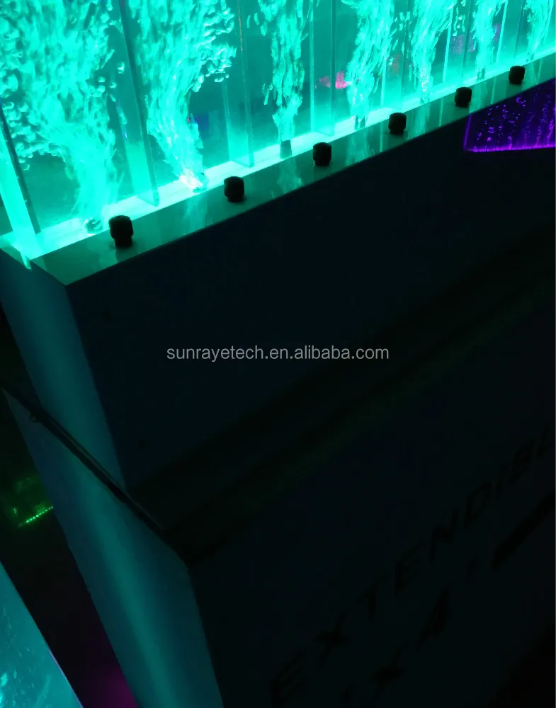 Standard size LED color-changing bubble wall fountain bubble regulator home decoration