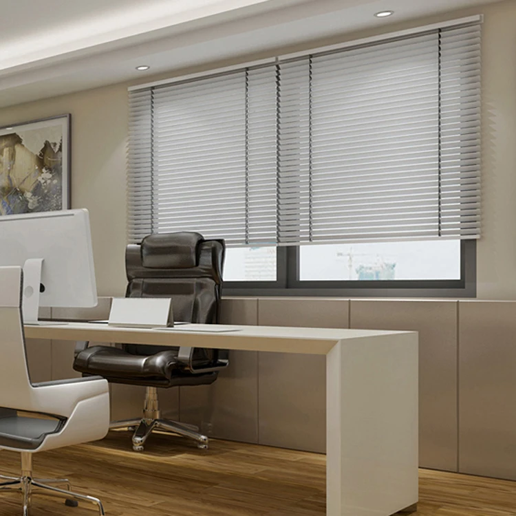 Office Window Coverings Vinyl Blinds Cordless Venetian Blind On Favorable Price