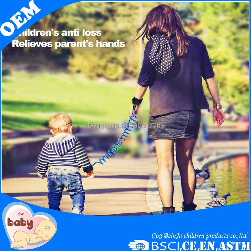 
WS-01 Baby child anti lost safety wrist link toddler wrist rein child safety harness wrist straps 